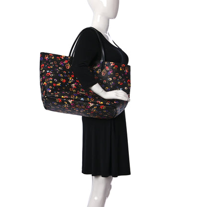Givenchy Textured Coated Canvas Floral Print Large Antigona Tote Black Multicolor 2 of 10