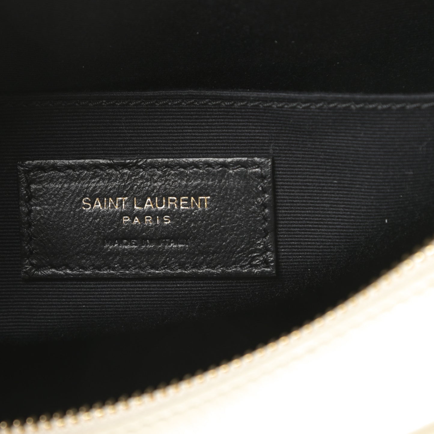 Calfskin Matelasse Monogram Lou Camera Bag Crema Soft