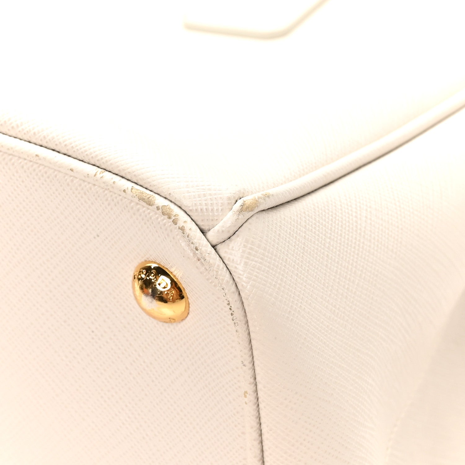 Prada Saffiano Lux Medium Galleria Double Zip Tote Talco 10 of 11