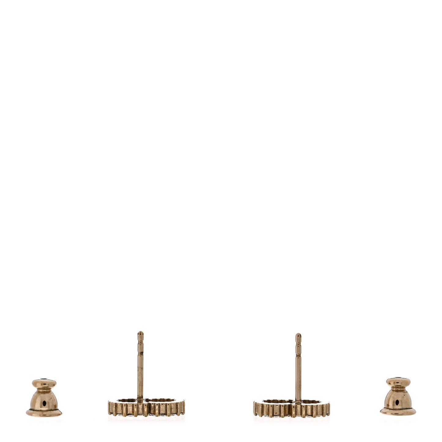 Crystal Clair D Lune Earrings Gold