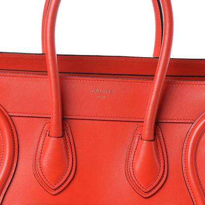 Celine Smooth Calfskin Micro Luggage Vermillion 11 of 11
