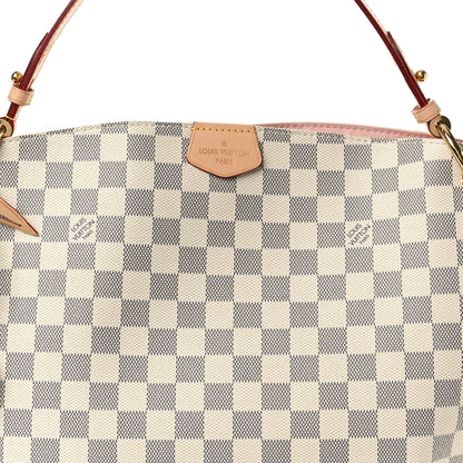 Louis Vuitton Damier Azur Graceful PM Rose Ballerine 7 of 10