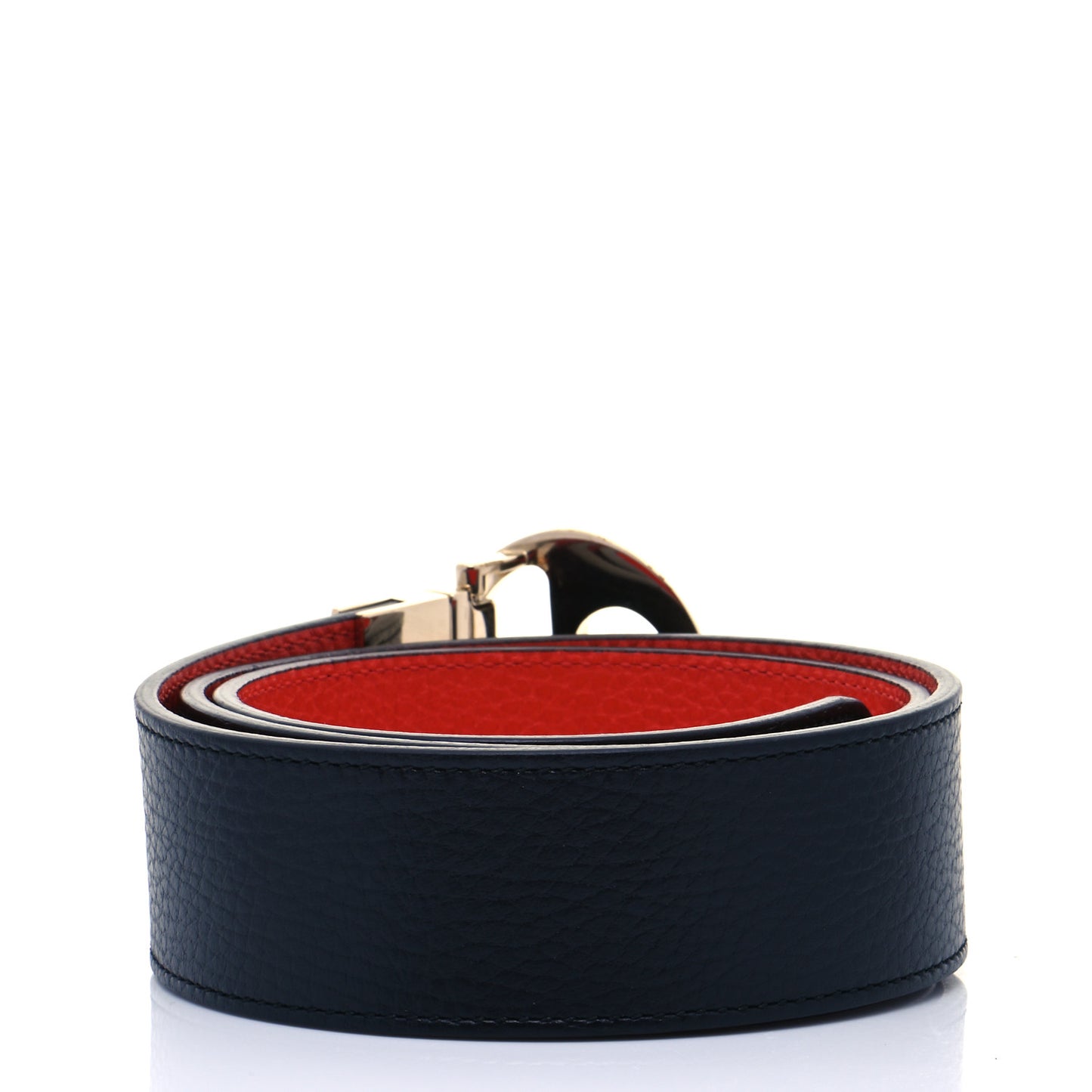 Calfskin 1973 Reversible Belt 80 32 Orange Black