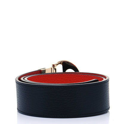 Gucci Calfskin 1973 Reversible Belt 80 32 Orange Black 2 of 6