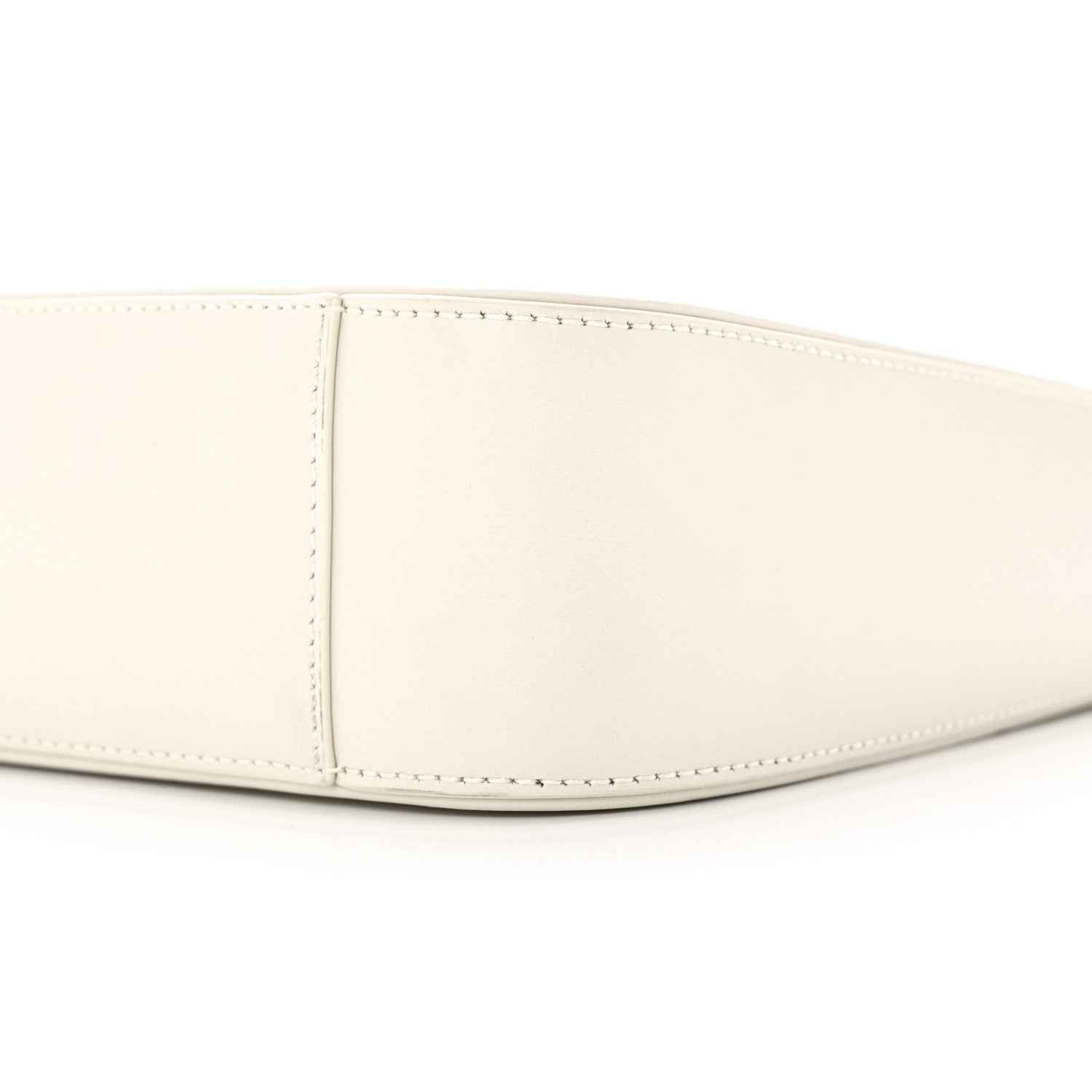 Saint Laurent Smooth Calfskin Le 5 A 7 Hobo Blanc Vintage 10 of 25