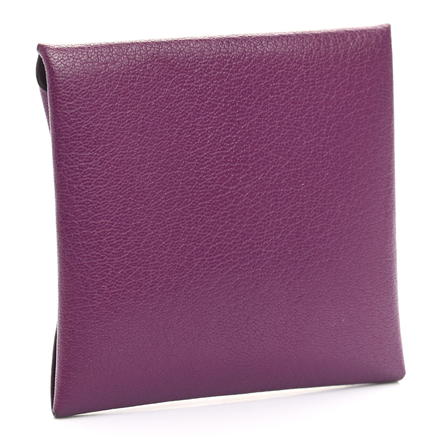 Hermes Chevre Chandra Bastia Coin Purse Anemone 3 of 9