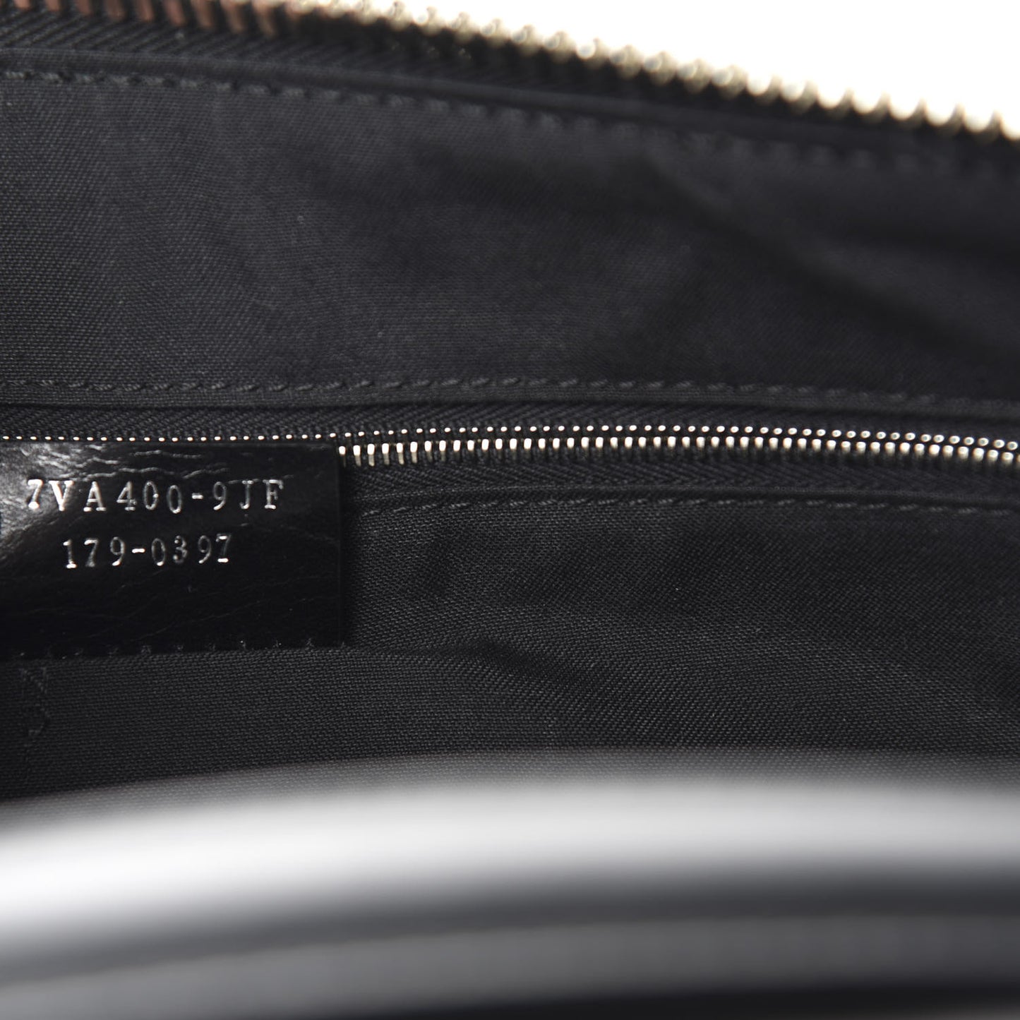Calfskin Monster Eyes Lui Urban Briefcase Black