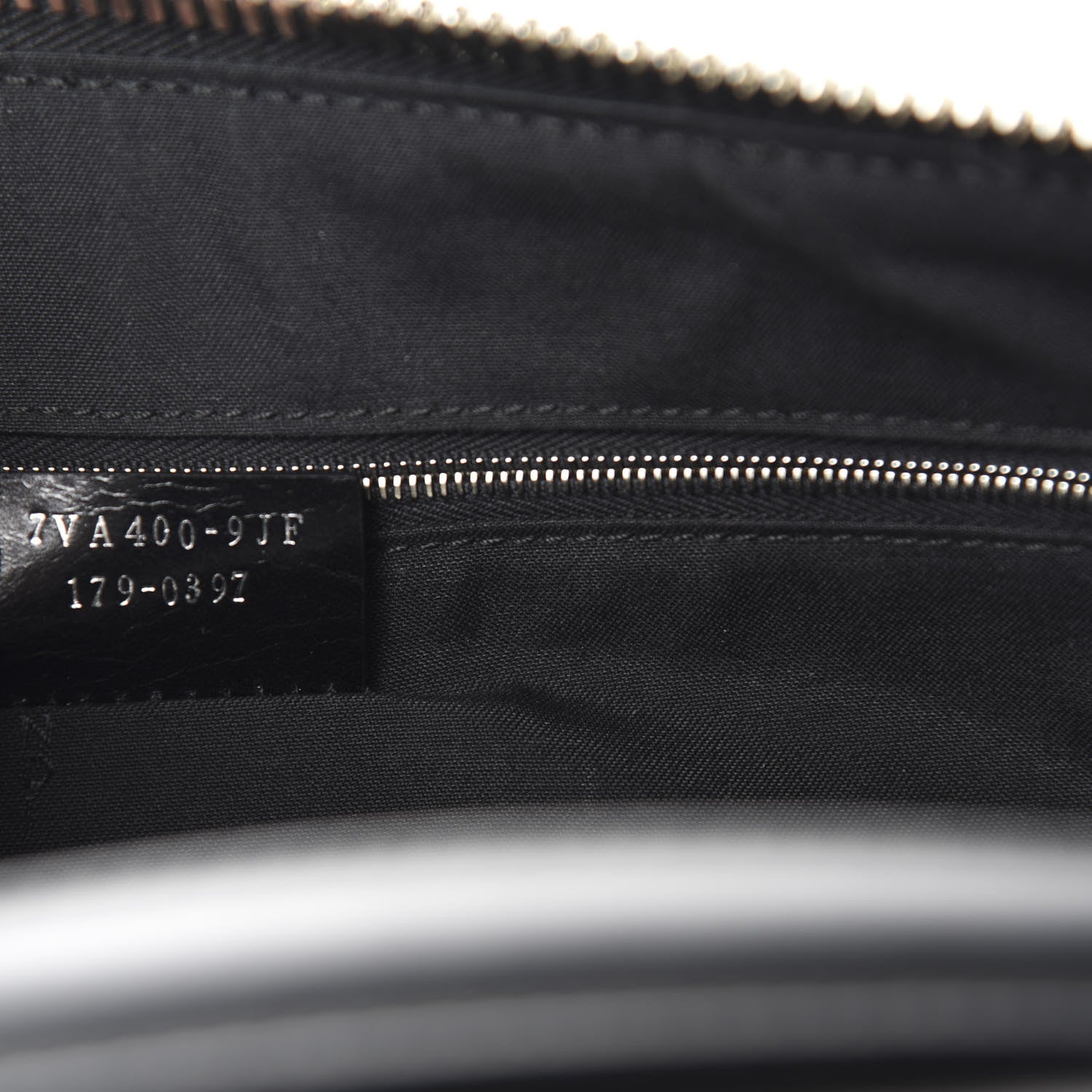 Fendi Calfskin Monster Eyes Lui Urban Briefcase Black 9 of 10