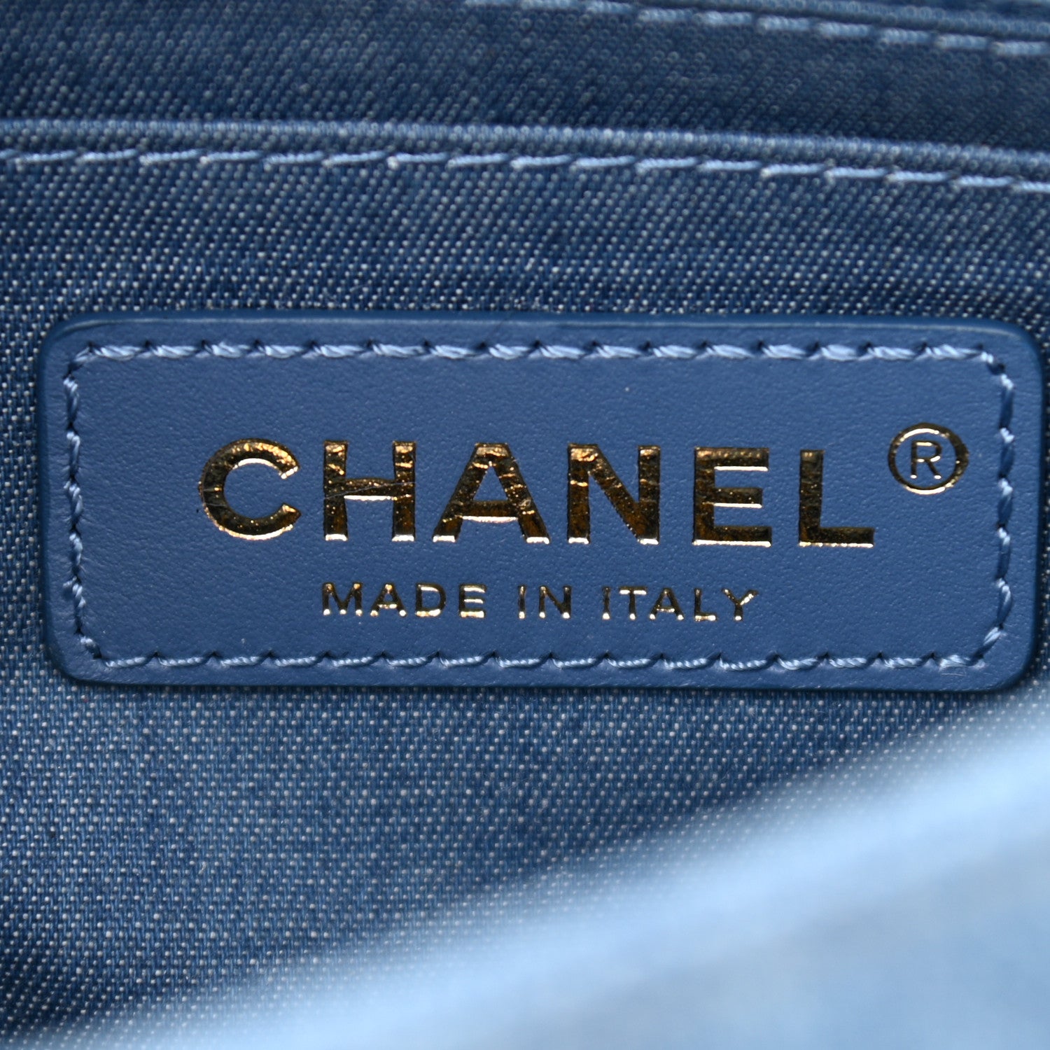 Chanel Denim Quilted Mini Pearl Crush Rectangular Flap Blue 11 of 18