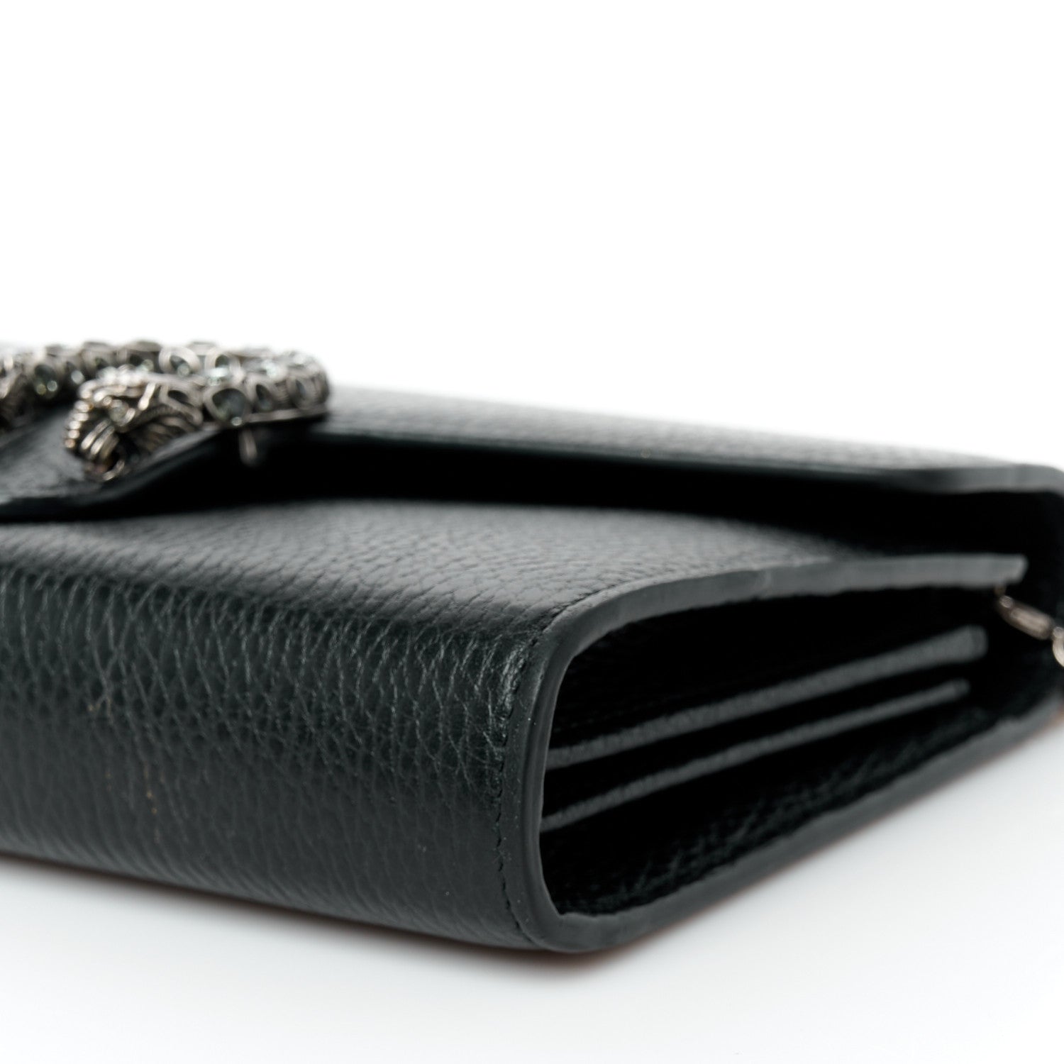 Gucci Calfskin Mini Dionysus Chain Wallet Black 10 of 11