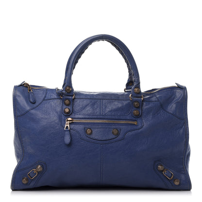 Balenciaga Agneau Giant 12 Rose Gold Hardware Work Bleut Bleu Glacier 3 of 12
