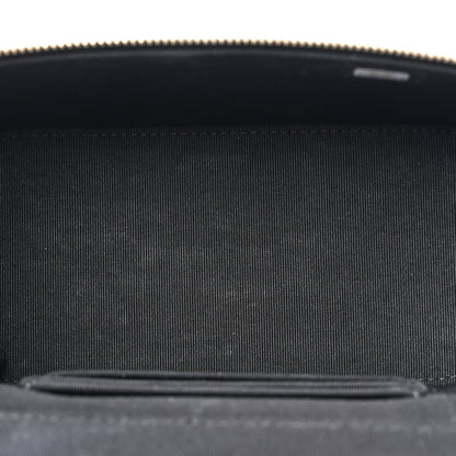 Chanel Lambskin Quilted Small Top Handle Vanity Case With Chain Black 5 of 13