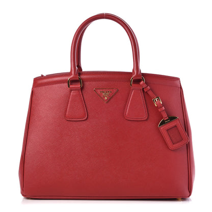 Prada Saffiano Lux Parabole Tote Fuoco 1 of 8