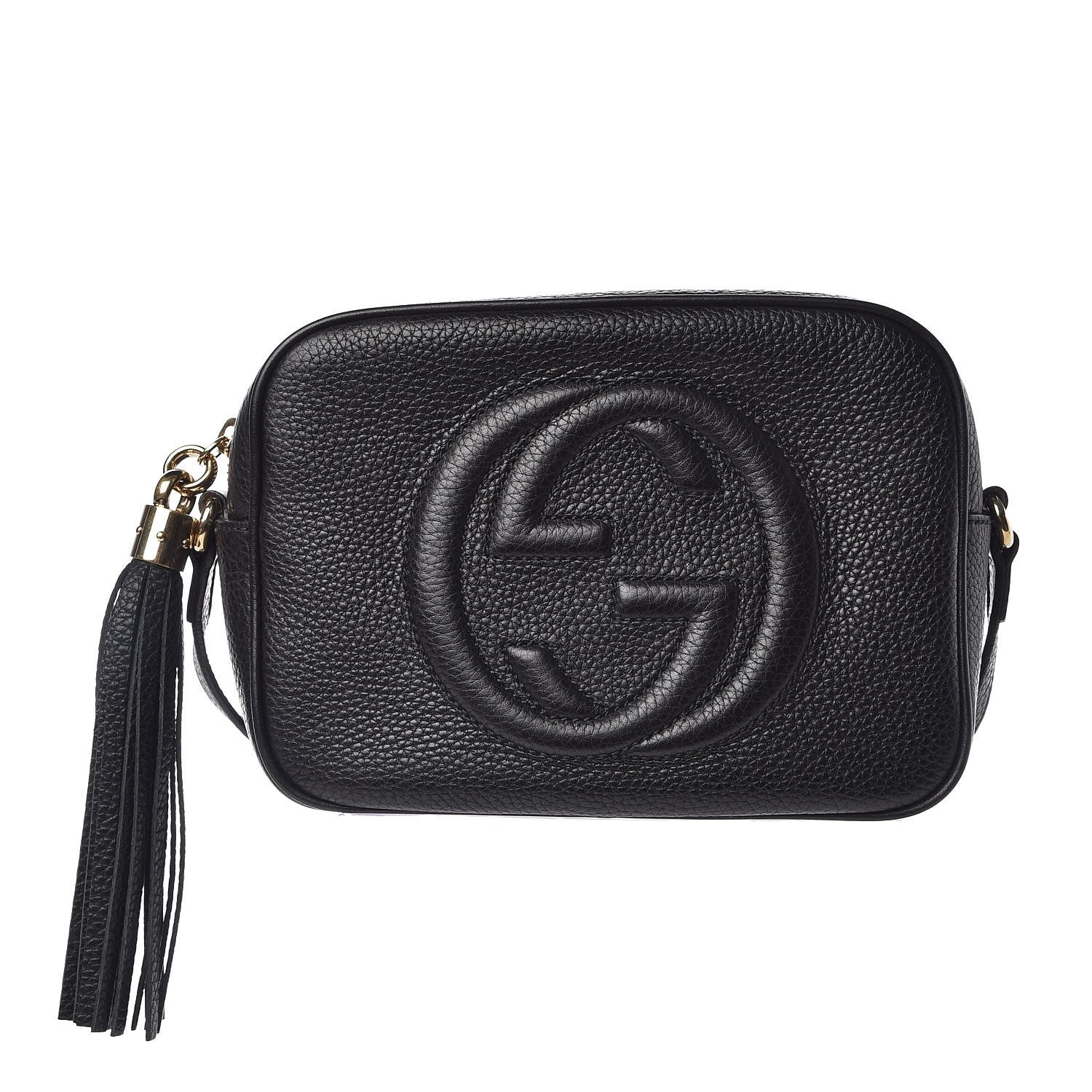 Gucci Pebbled Calfskin Small Soho Disco Bag Black 1 of 7