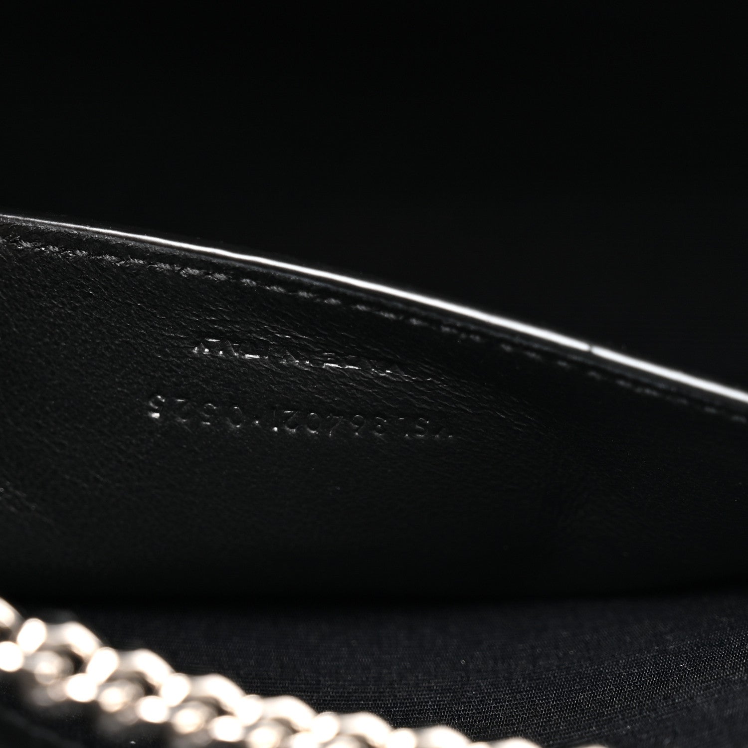 Saint Laurent Grain De Poudre Medium Classic Monogram Kate Satchel Black 7 of 11