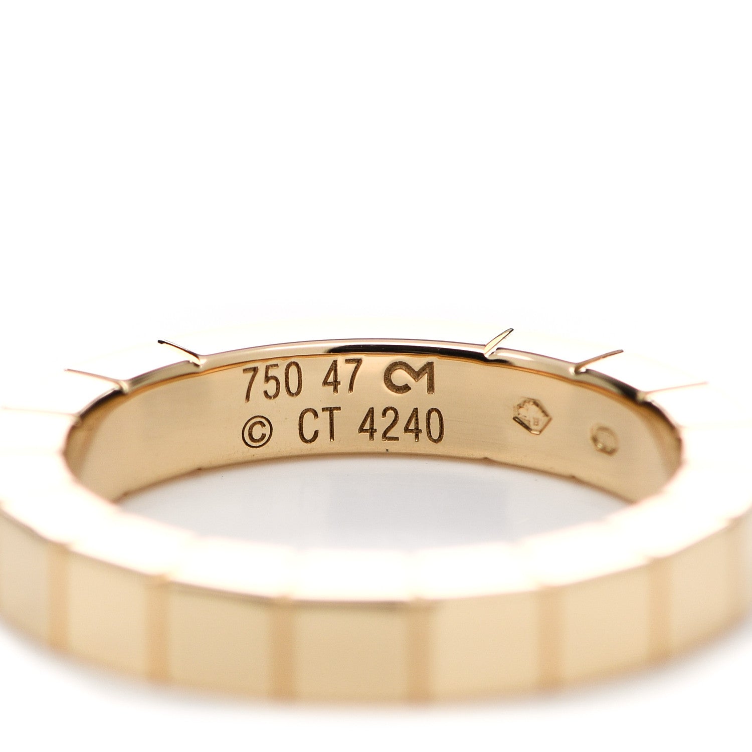 Cartier 18K Yellow Gold Lanieres Ring 47 4 5 of 5