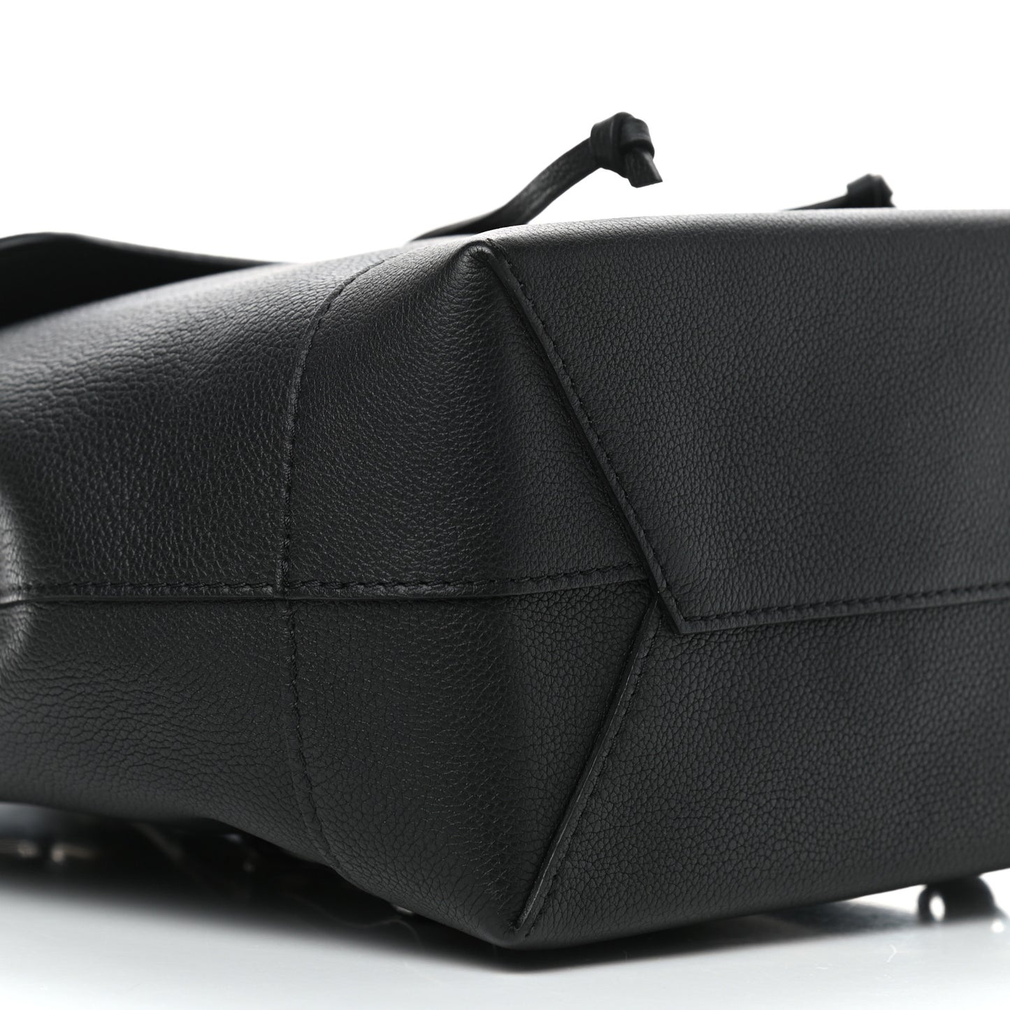 Calfskin Lockme Backpack Black