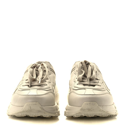 Gucci Calfskin Logo Womens Rhyton Sneakers 38.5 Ivory 3 of 10