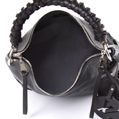 Louis Vuitton Mahina Beaubourg Hobo MM Black 8 of 8