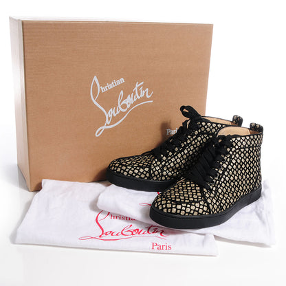 Christian Louboutin Glitter Rantus Orlato Sneakers Platine 37.5 7 of 7