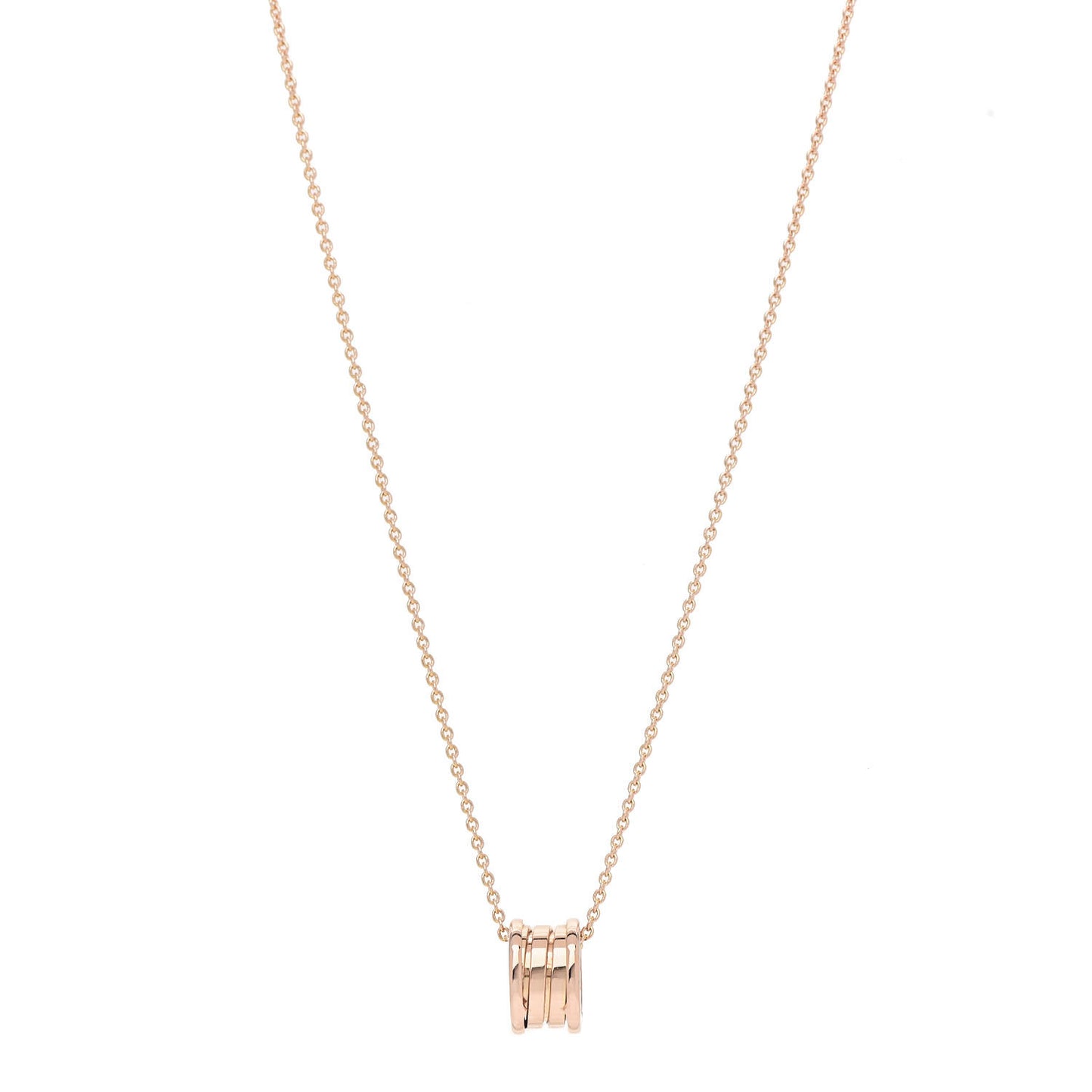 18K Rose Gold B.Zero1 Pendant Necklace