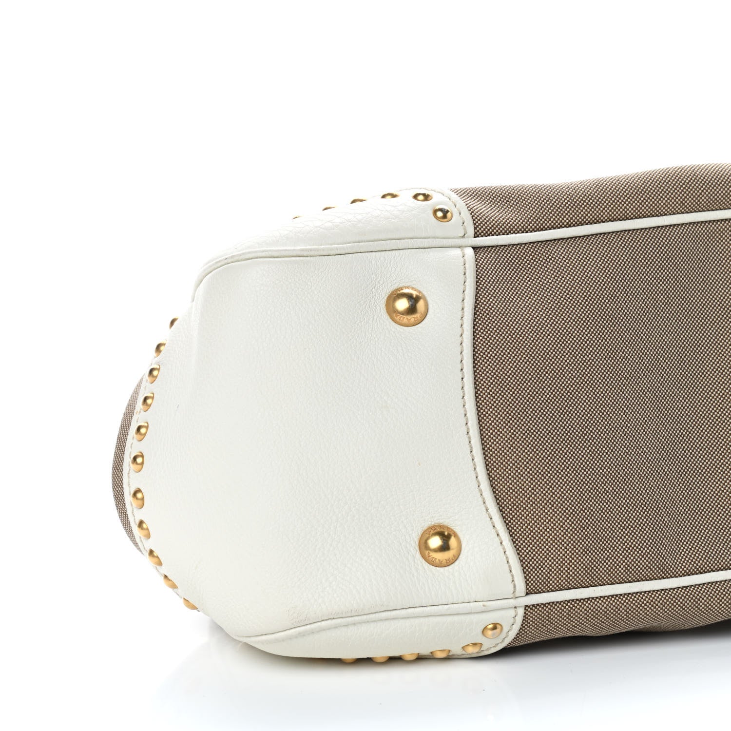 Prada Jacquard Logo Satchel Talco 7 of 11