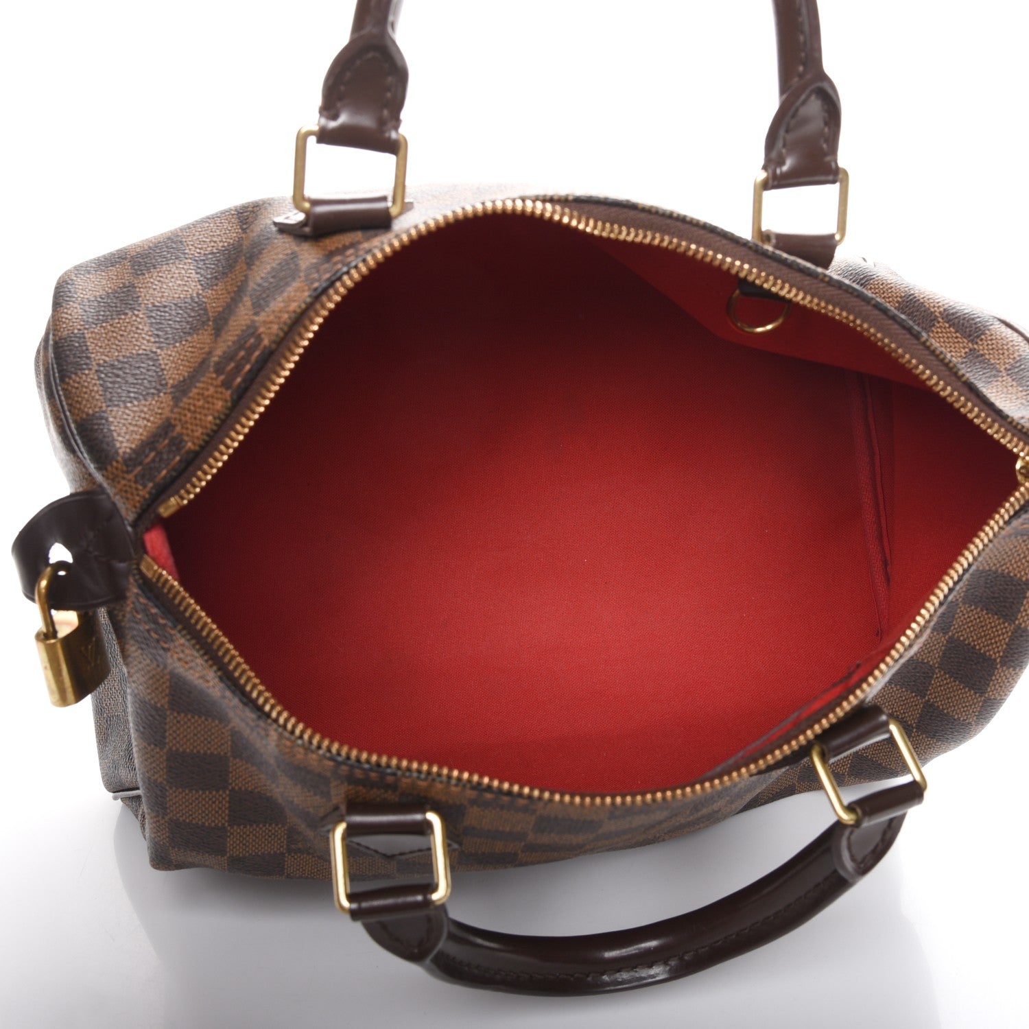 Louis Vuitton Damier Ebene Speedy 30 5 of 8
