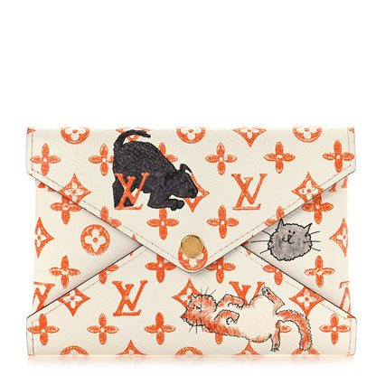 Louis Vuitton Catogram Medium Kirigami Pochette White 1 of 8