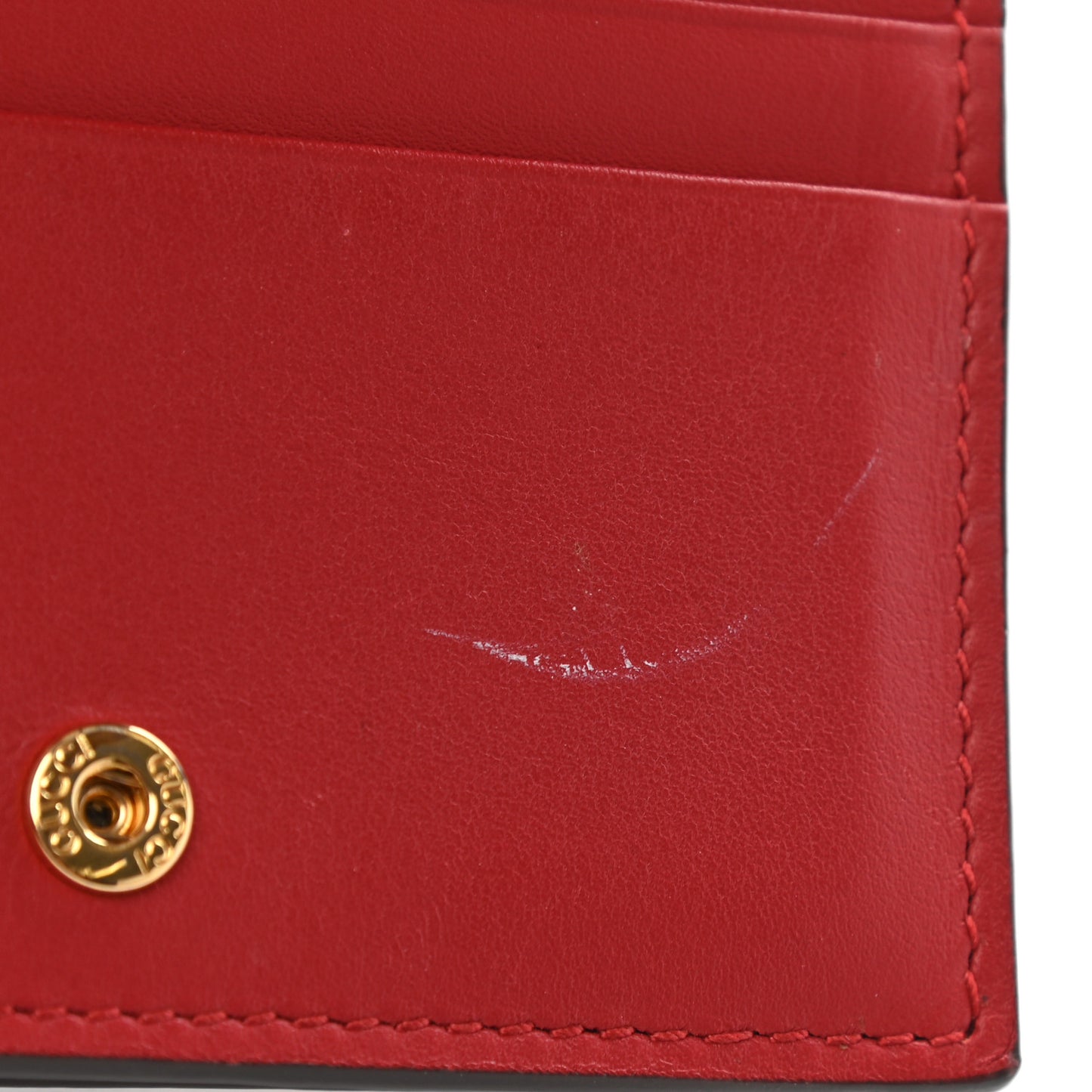 GG Supreme Monogram Blooms Card Case Wallet Beige Blue Navy Hibiscus Red