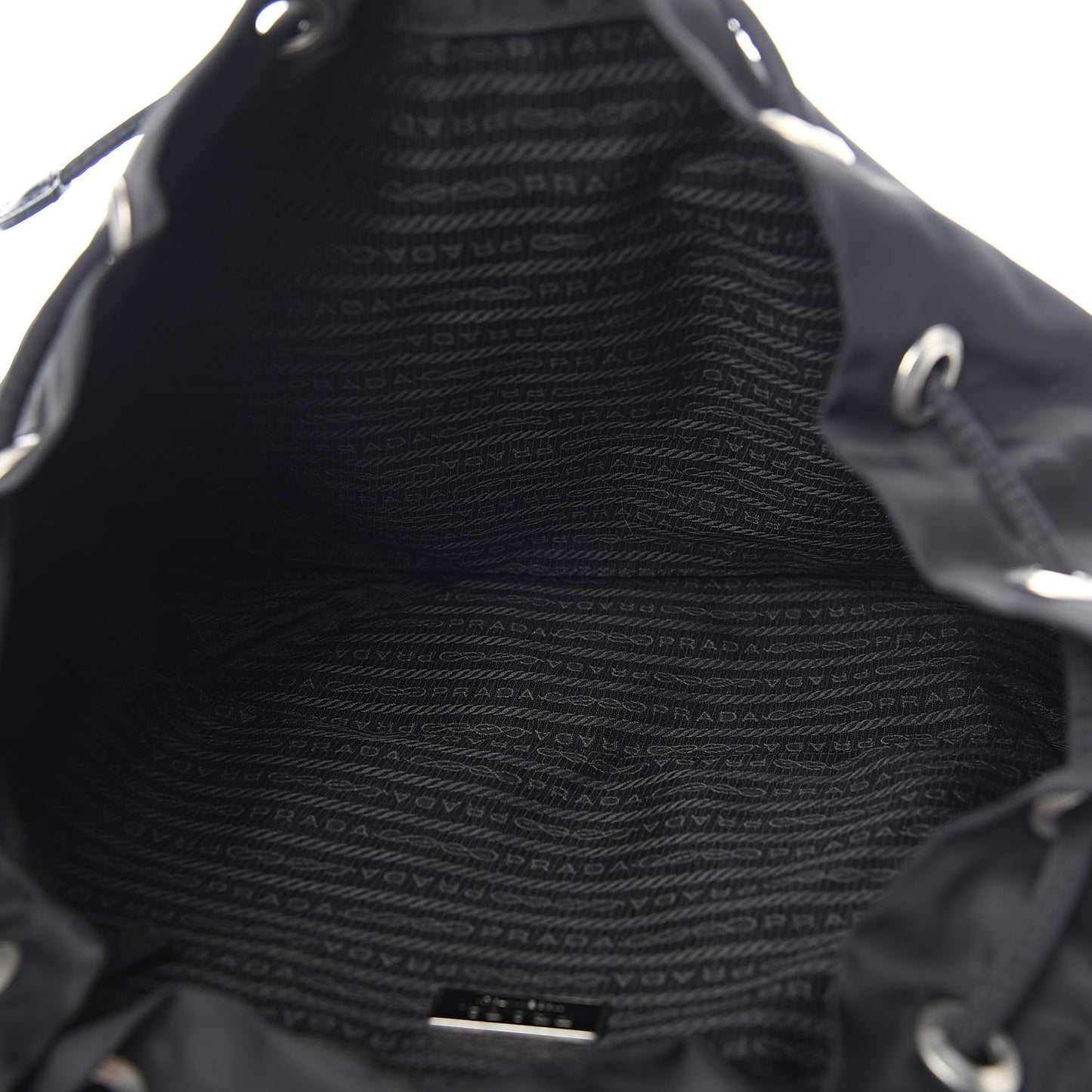 Nylon Vela Medium Backpack Black