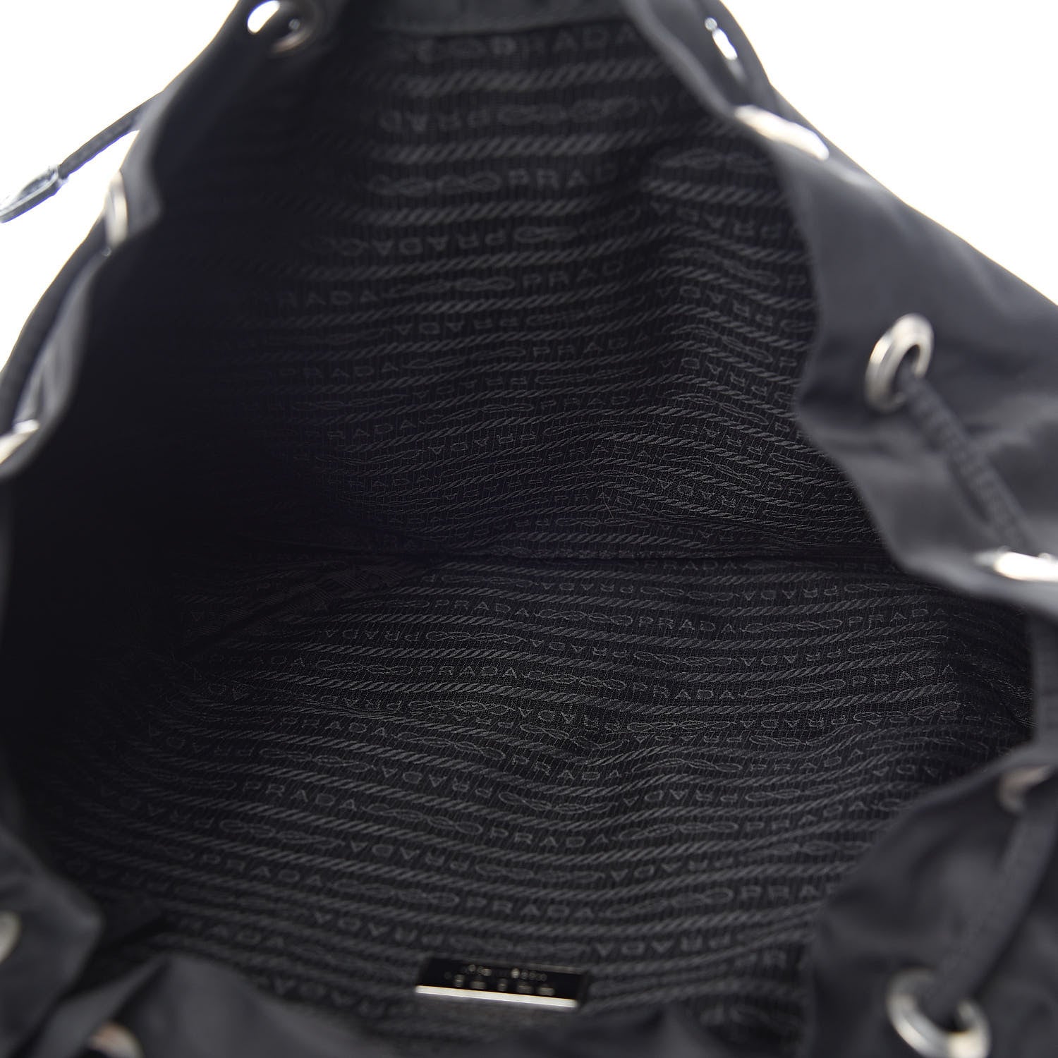 Prada Nylon Vela Medium Backpack Black 5 of 10