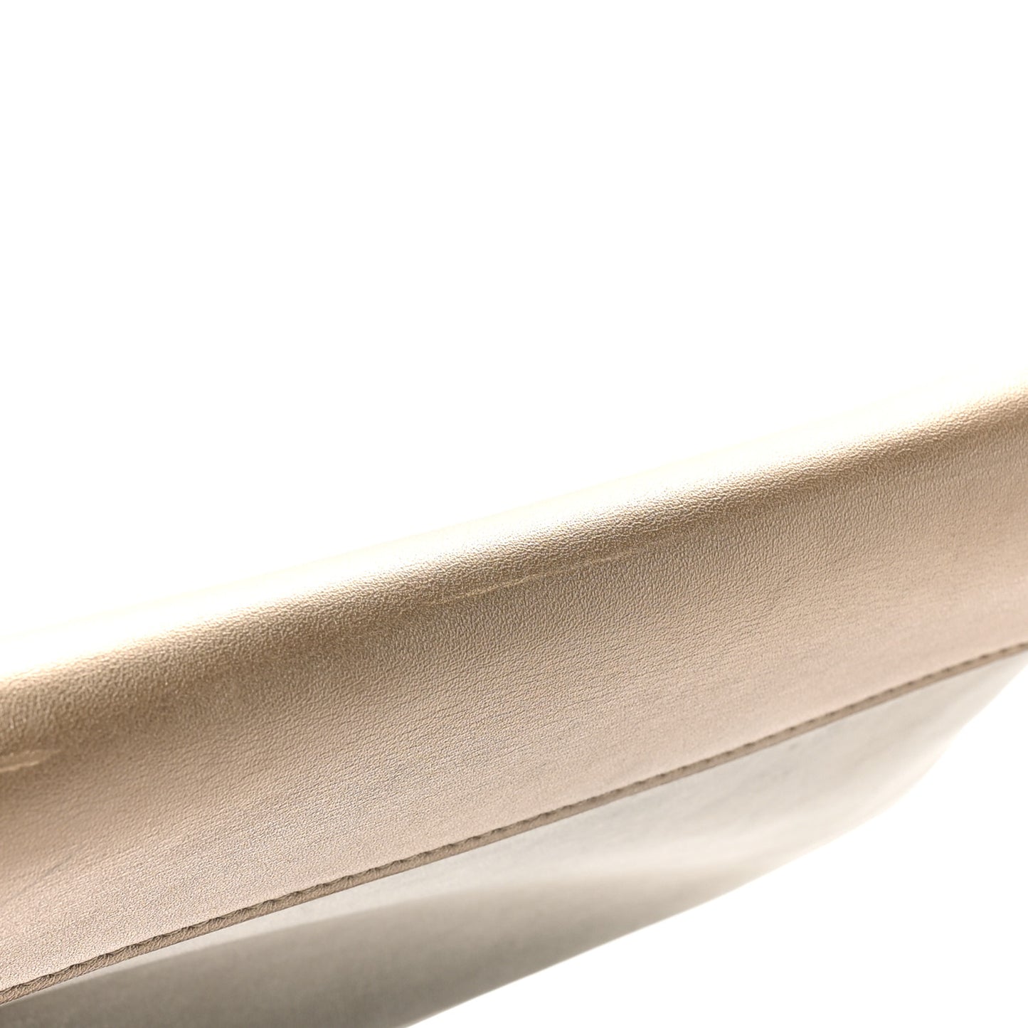 Metallic Calfskin Love Note Gold Silver