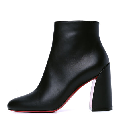 Christian Louboutin Calfskin Turela 85 Ankle Boots 38 Black 1 of 5
