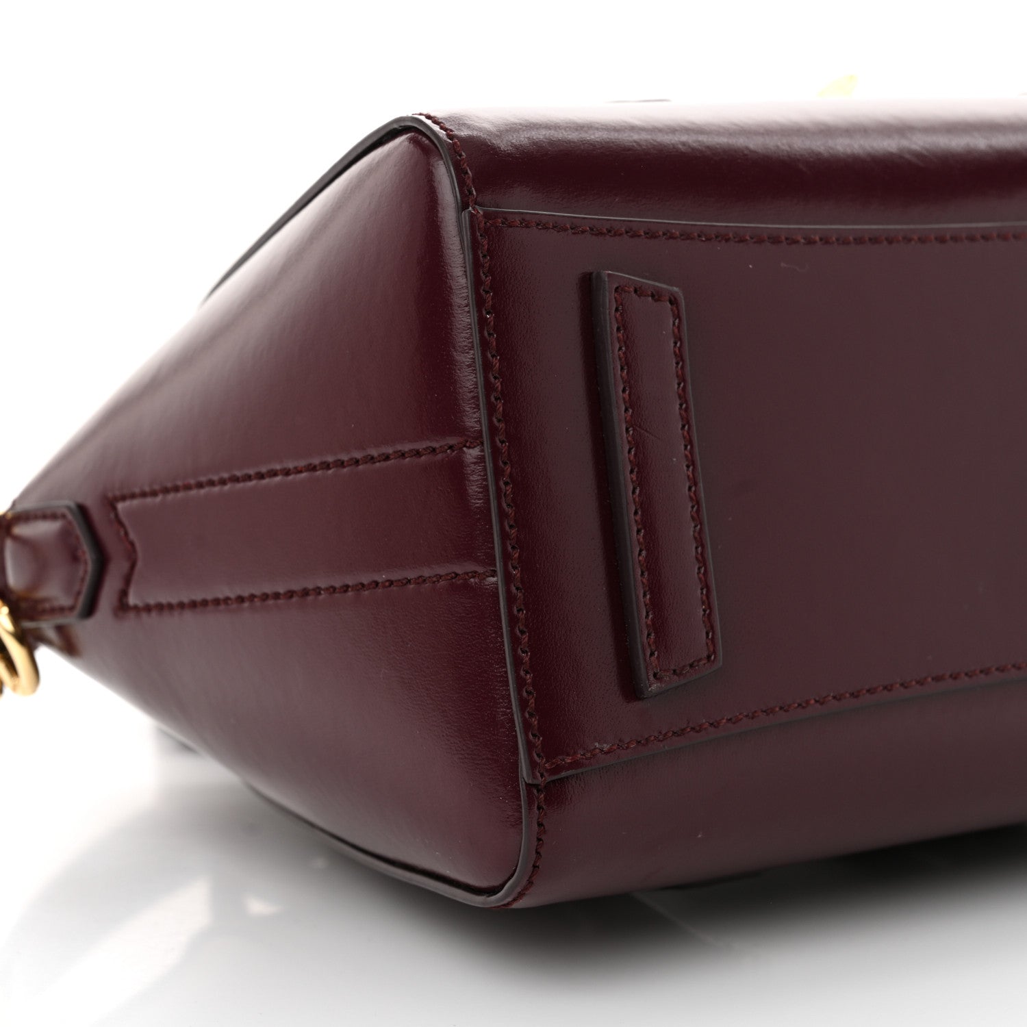 Givenchy Box Calfskin Mini Lock Antigona Oxblood Red 9 of 10