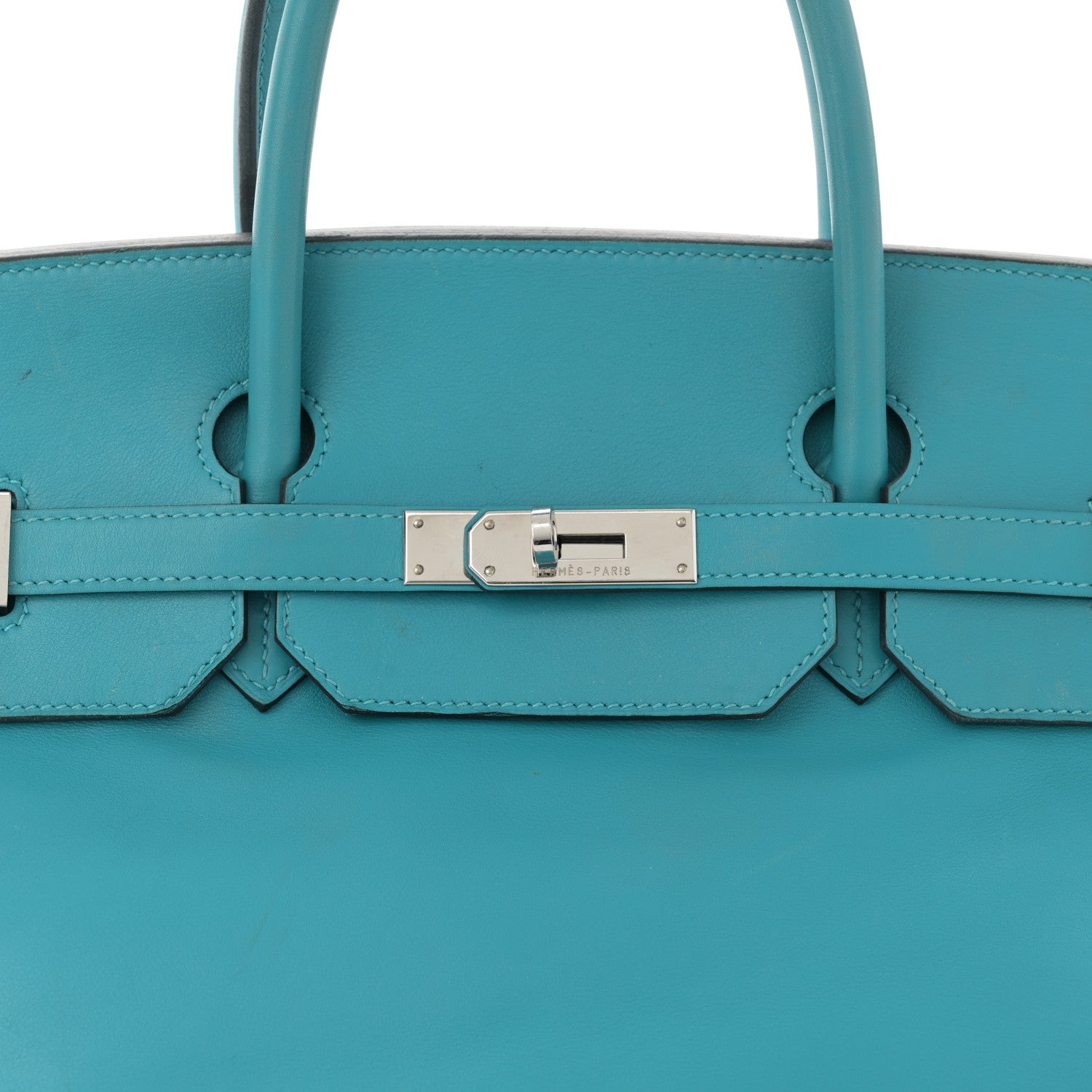 Hermes Swift Birkin 40 Turquoise 8 of 16