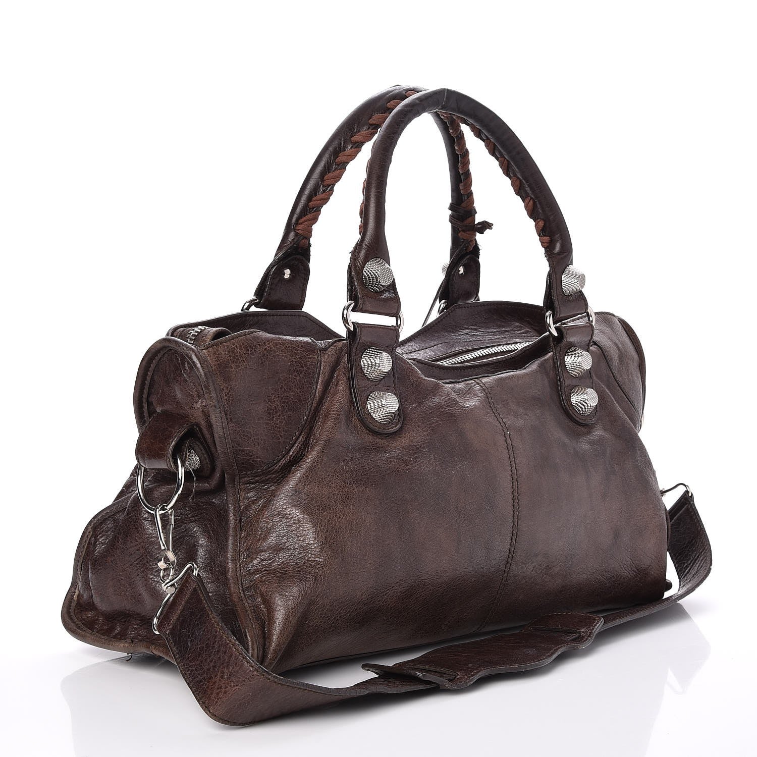 Balenciaga Agneau Giant 21 Silver Hardware Part Time Charbon 3 of 7
