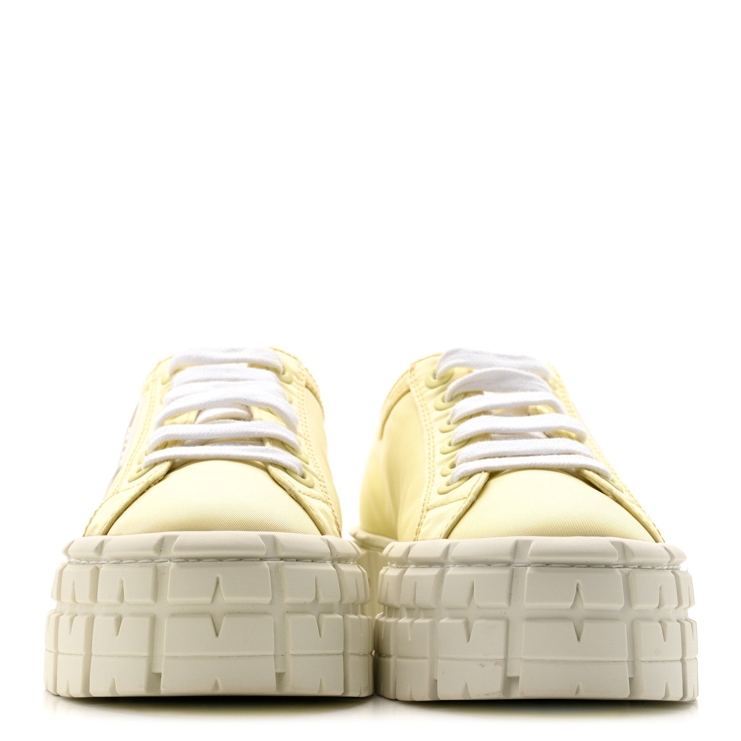 Prada Re-Nylon Gabardine Triangle Logo Double Wheel 50mm Sneakers 38 Narciso 3 of 9