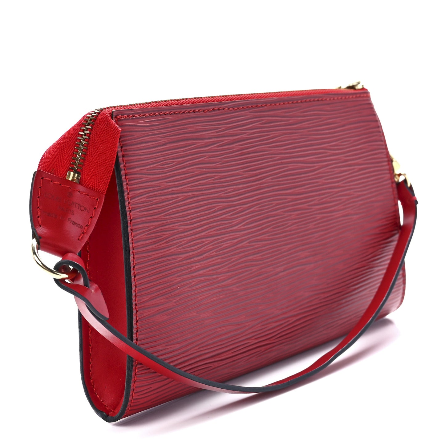 Epi Pochette Accessories 21 Castillan Red