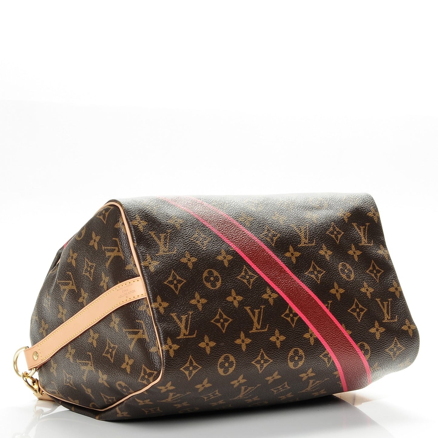 Monogram My LV Heritage Speedy Bandouliere 30 Bordeaux Fuchsia