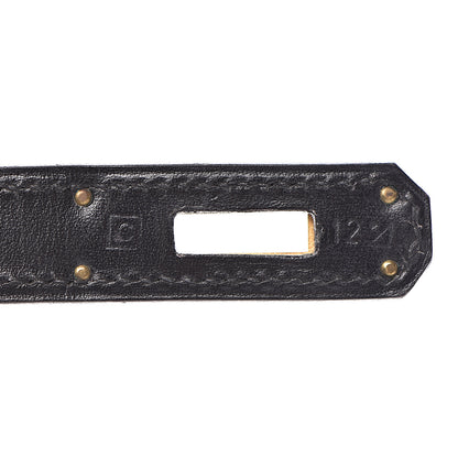 Hermes Box Kelly Retourne 35 Black 7 of 37