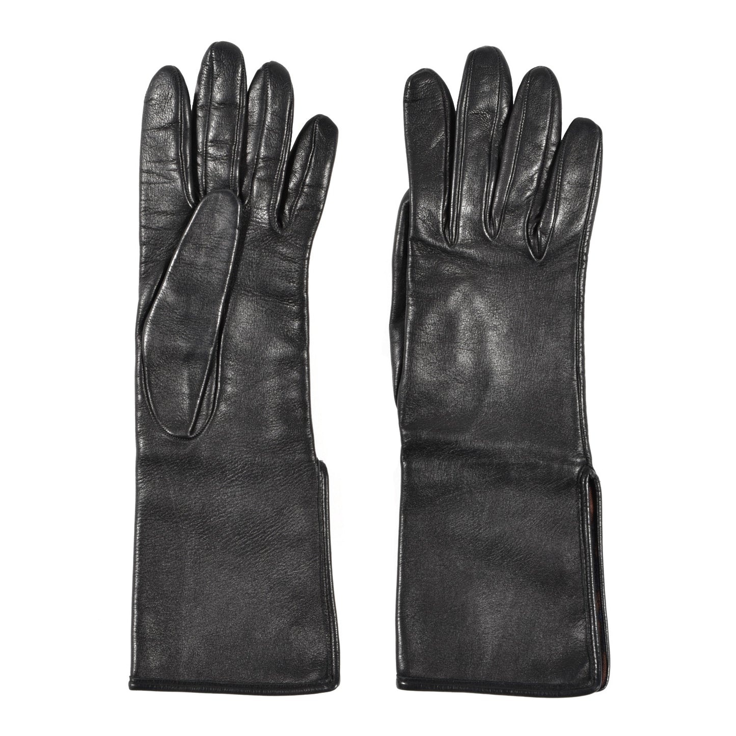 Lambskin Silk Lined Gloves 6.5 Black