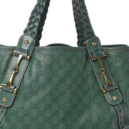 Gucci Guccissima Medium Pelham Shoulder Bag Green 6 of 8