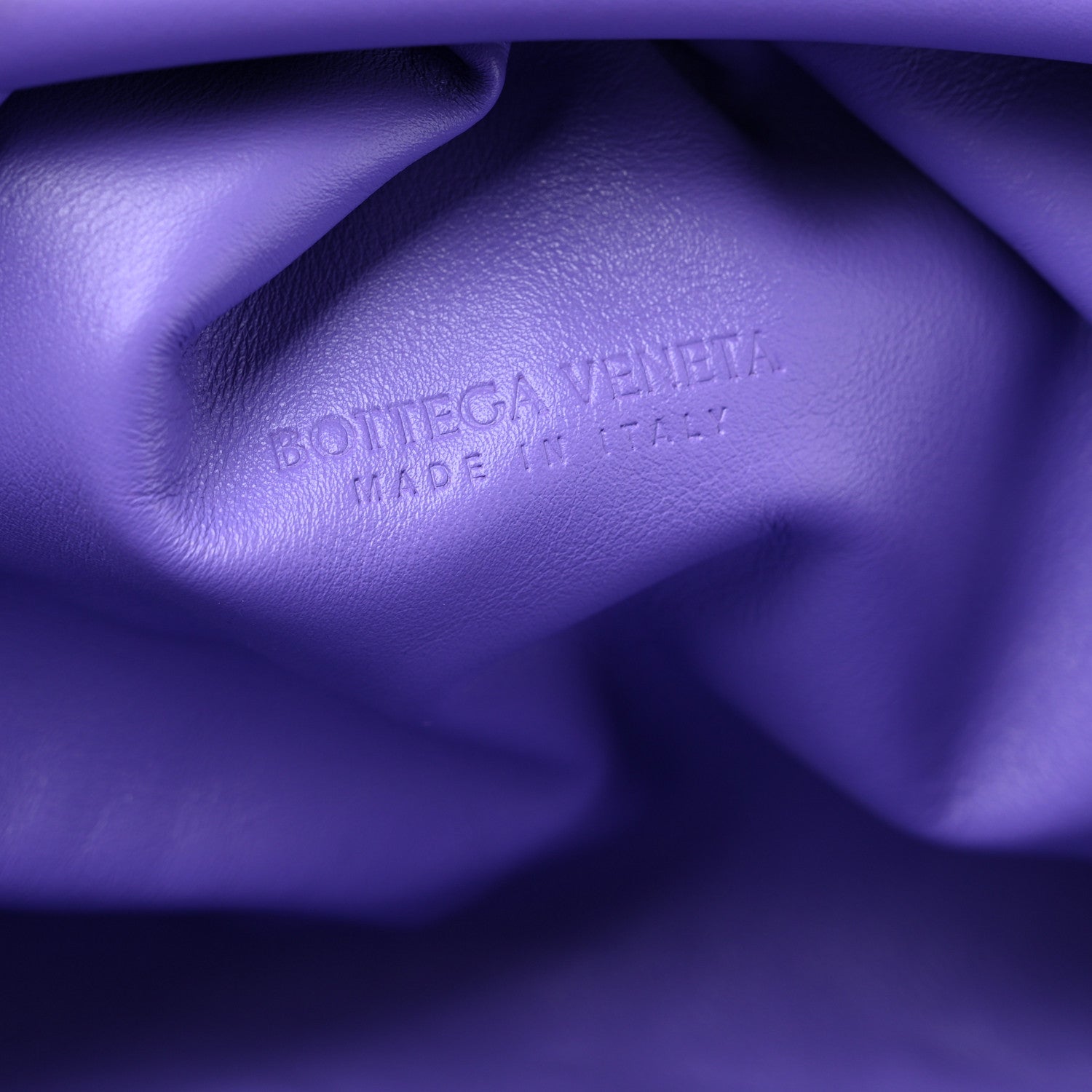 Bottega Veneta Smooth Butter Calf The Pouch Oversized Clutch Purple 5 of 6