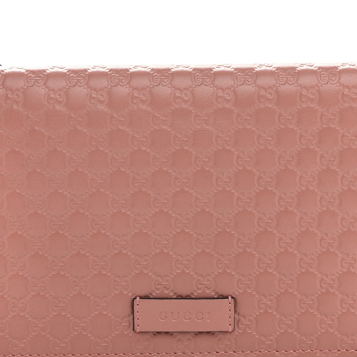 Microguccissima Crossbody Wallet Soft Pink