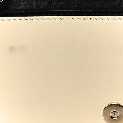 Valentino Garavani Nappa Small Rockstud Wristlet Clutch Light Ivory Black 10 of 10