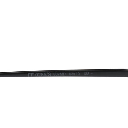 Fendi Metal F is Fendi Printed Run Away Round Frame Sunglasses FF 0285/S Black 5 of 7