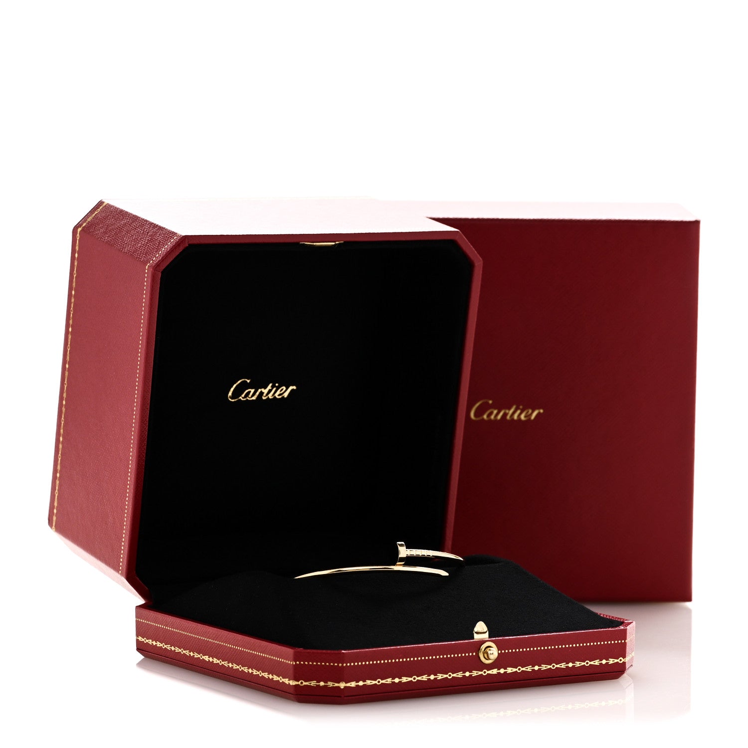 Cartier 18K Yellow Gold Small Juste Un Clou Bracelet 17 5 of 5