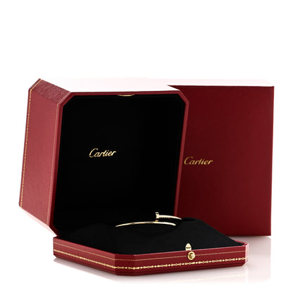 Cartier 18K Yellow Gold Small Juste Un Clou Bracelet 17 5 of 5