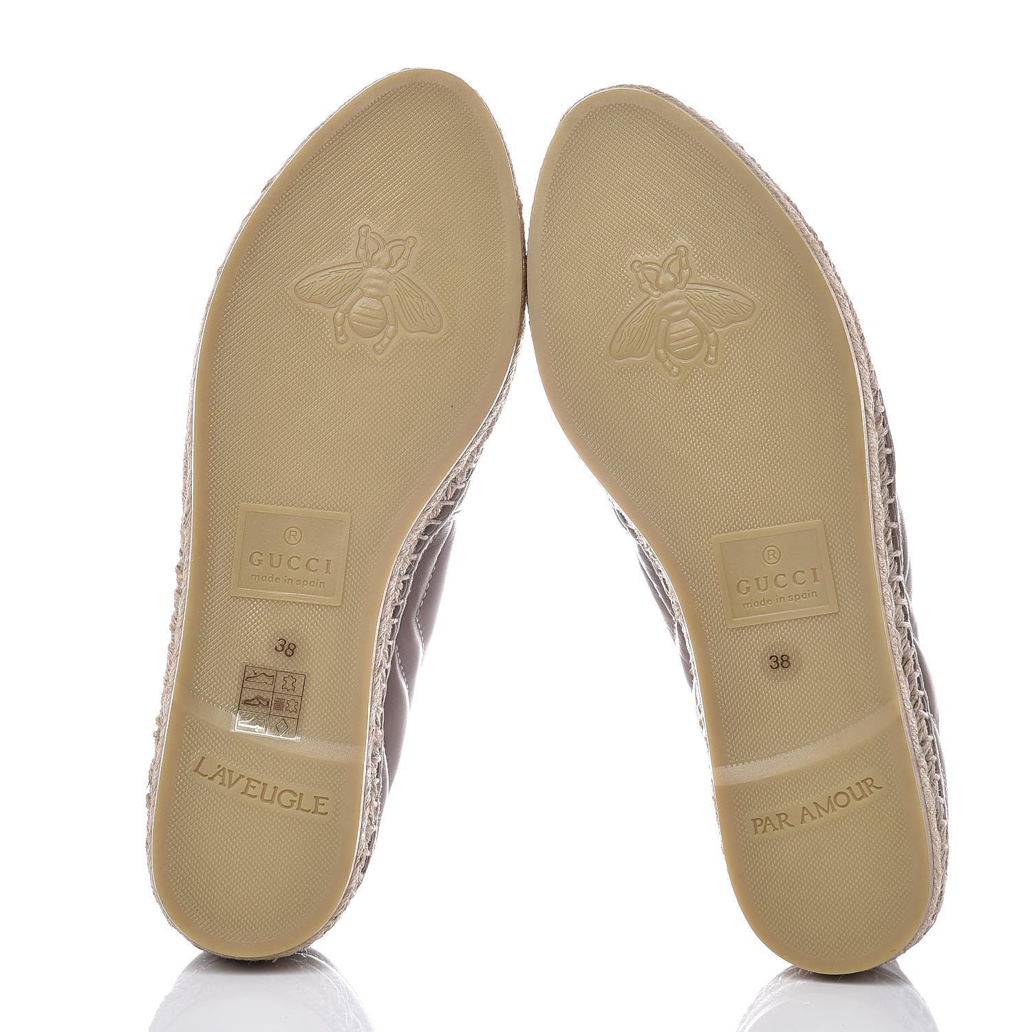 Gucci Nappa Matelasse GG Marmont Espadrilles 38 Porcelain Rose 5 of 13