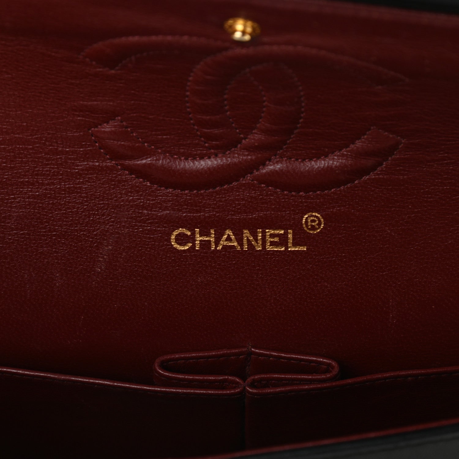Chanel Lambskin Quilted Medium Double Flap Black 6 of 10